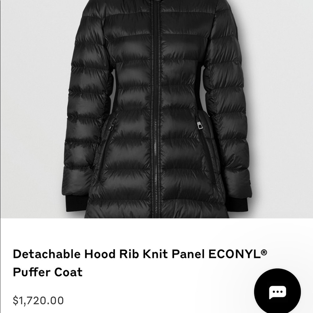 Burberry Woman Puffer Coat XL - Picture 2 of 7